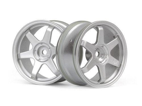 HPI Racing TE37 Wheel 26mm Matte Chrome (0mm Offset) HPI160751