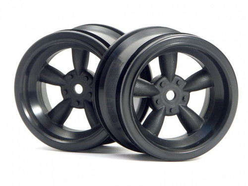 HPI Racing Vintage 5 Spoke Wheel 31mm Black (6mm Offset) HPI3821