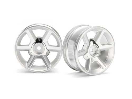 HPI Racing GT Wheel Silver (6mm Offset/2pcs) HPI33471