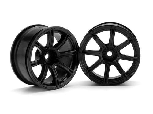 HPI Racing Work Emotion XC8 Wheel 26mm Black (6mm Offset) HPI3307