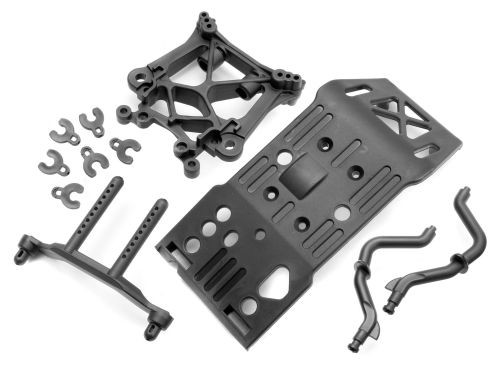 Skid Plate/Body Mount/Savage X Shock Tower Set Skid Plate/Body Mount/Savage X Shock Tower Set