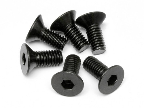 HPI Racing Flat Head Screw M6X14mm (Hex Socket/6pcs) HPI94879