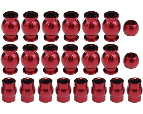 Alum. Pivot Ball Set, for Arrma 1/10 4x4 (22pcs) Alum. Pivot Ball Set, for Arrma 1/10 4x4 (22pcs)