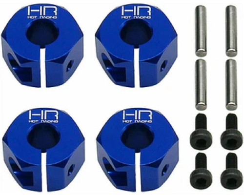 Blue Aluminum 12mm Wheel Hex, for Mini Maxx Blue Aluminum 12mm Wheel Hex, for Mini Maxx