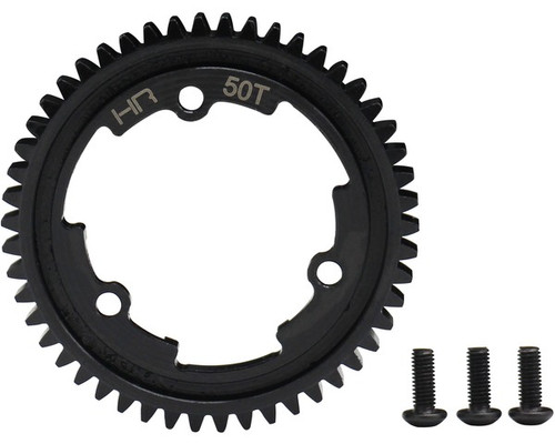 Hot Racing 50 Tooth 1 Steel Spur Gear, for E Revo 2, X-Maxx & XO-1 HRAERVT50M01