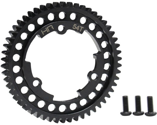 Hot Racing Steel Spur Gear 54 Tooth, Mod 1, for Traxxas E Revo 2, X-Max HRAERVT54M01