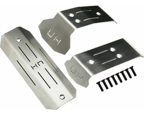 Hot Racing Stainless Steel Skid Set, for Mini Maxx HRAMMX311X