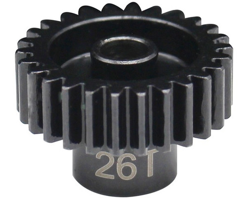 Hot Racing 26T Steel 32P Piniion Gear, 5mm Bore HRANSG3226