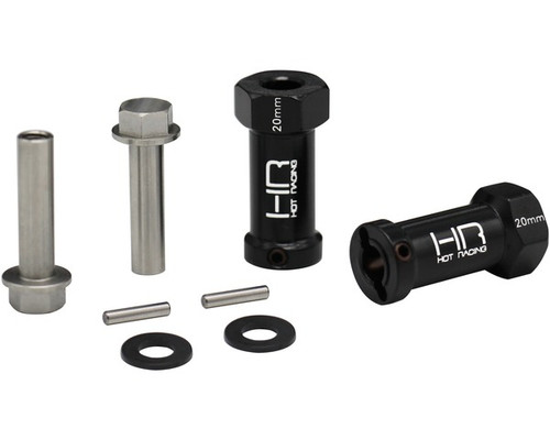 20mm Wheel Hub Extensions w/ 12mm Hex, for Axial SCX 20mm Wheel Hub Extensions w/ 12mm Hex, for Axial SCX