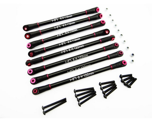 Hot Racing Aluminum 4link set-12" 305mm Axial SCX10 HRASCX305TL01