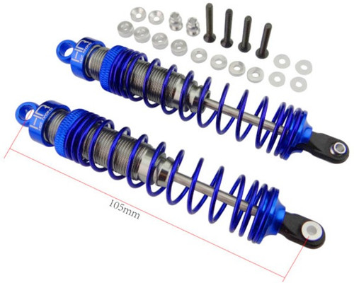 Hot Racing Aluminum Heavy Duty Big Bore Shocks, 105mm, (2pcs) HRATD105X06