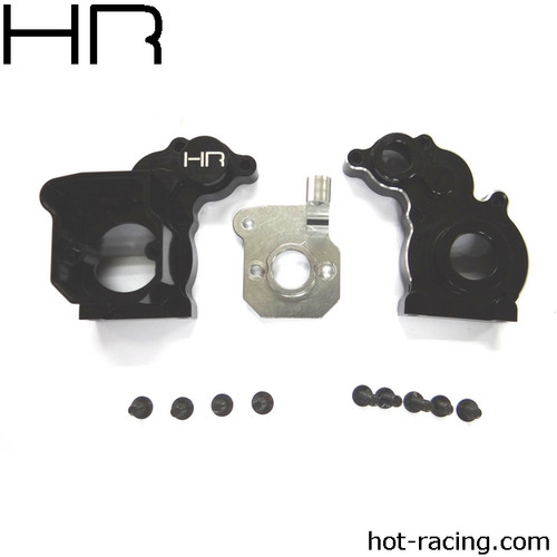 Hot Racing Black Aluminum Center Gear Case, Wraith HRAWRA3801