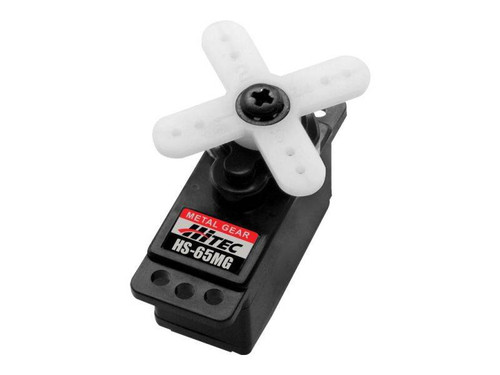 Hitec HS-65MG Mighty Feather Metal Gear Servo .11sec/31oz @ 6.0v HRC32065S