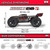 1/8 KRATON 6S EXB 4X4 RTR Brushless Speed Truck, BLACK