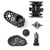 1/30 SCX30 Chevrolet K10 4X4 RTR Brushed Rock Crawler (Battery & Charger Included), Black