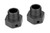 Wheel Hex Adapter - Aluminum - Black - 2pcs