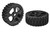 Corally Off-Road 1/8 Buggy Tires Xprit Glued on Black Rims COR00180-611