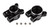 RC10B7 FT Rear Hub Set, HRC, Black - ASC92474