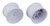 2WD/4WD Rear Wheels, 2.2in, 12mm Hex, White - ASC9695