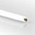Wire, 36", 10AWG, White - CSE011-0032-00