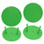 Gambler Snap-In Mud Plugs (Green) - DERGMPG