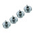 2-56 Blind Nuts 4/pkg - DUB133