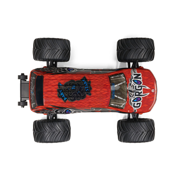 1/16 GORGON GROM 4X4 RTR Brushed Monster Truck (Battery & Charger Included), Red