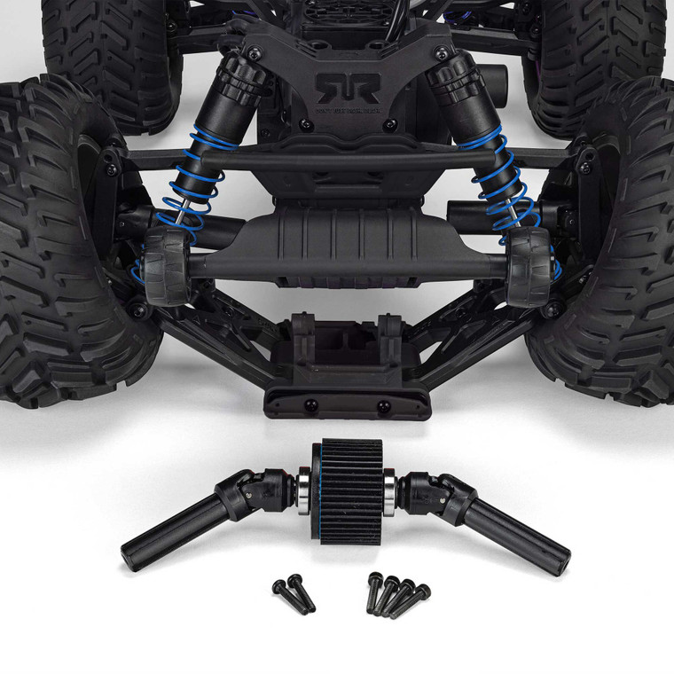 1/10 GORGON 223S 2WD RTR Brushless Monster Truck, Blue/Black