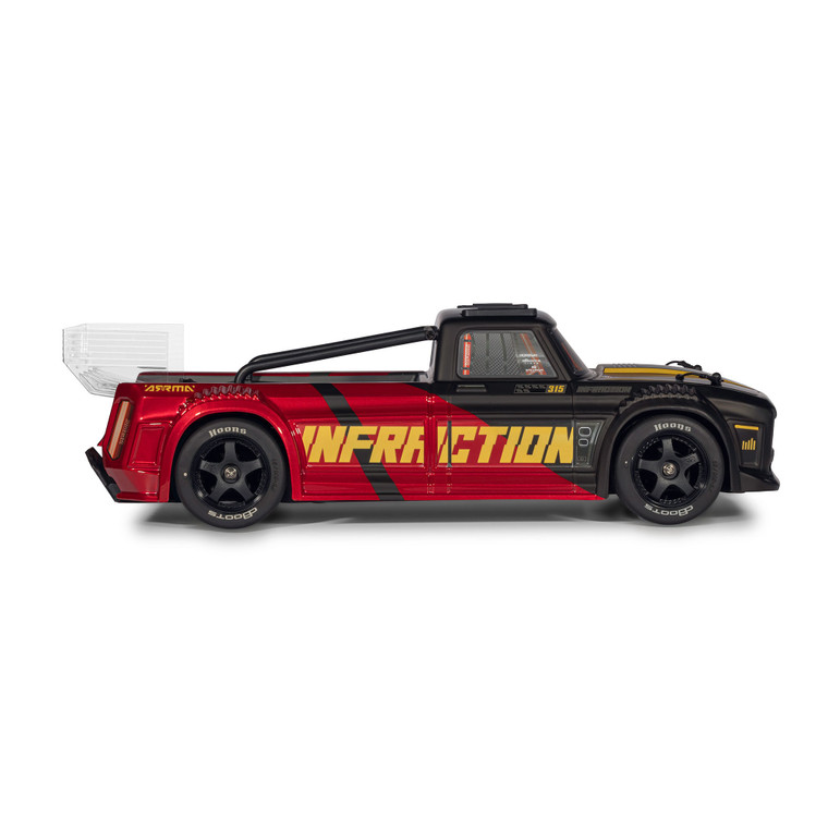 1/8 INFRACTION 223S DSC 4X4 RTR Brushless All-Road Street Bash Truck, Black/Red