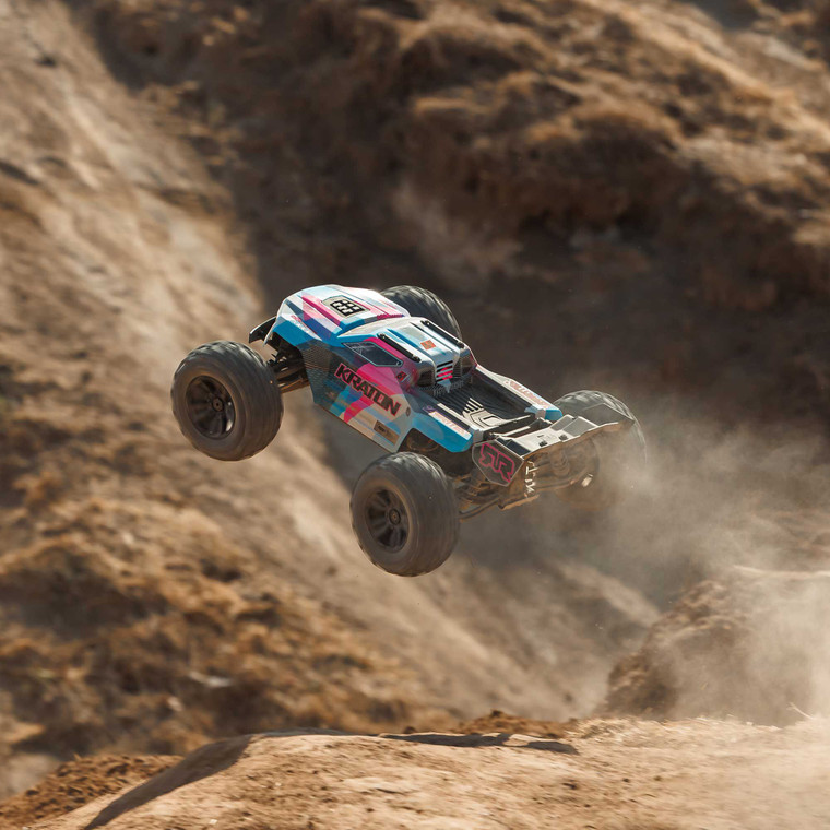 1/8 KRATON 6S 4X4 RTR Brushless Speed Truck, Blue/Pink