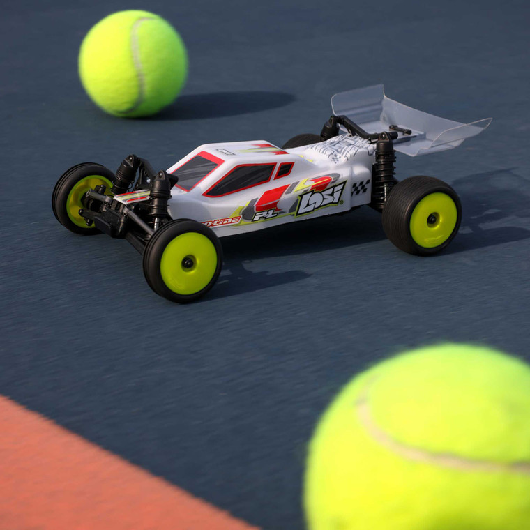 1/24 Micro-B 2S 2WD RTR Race Buggy (Battery & Charger Included), White