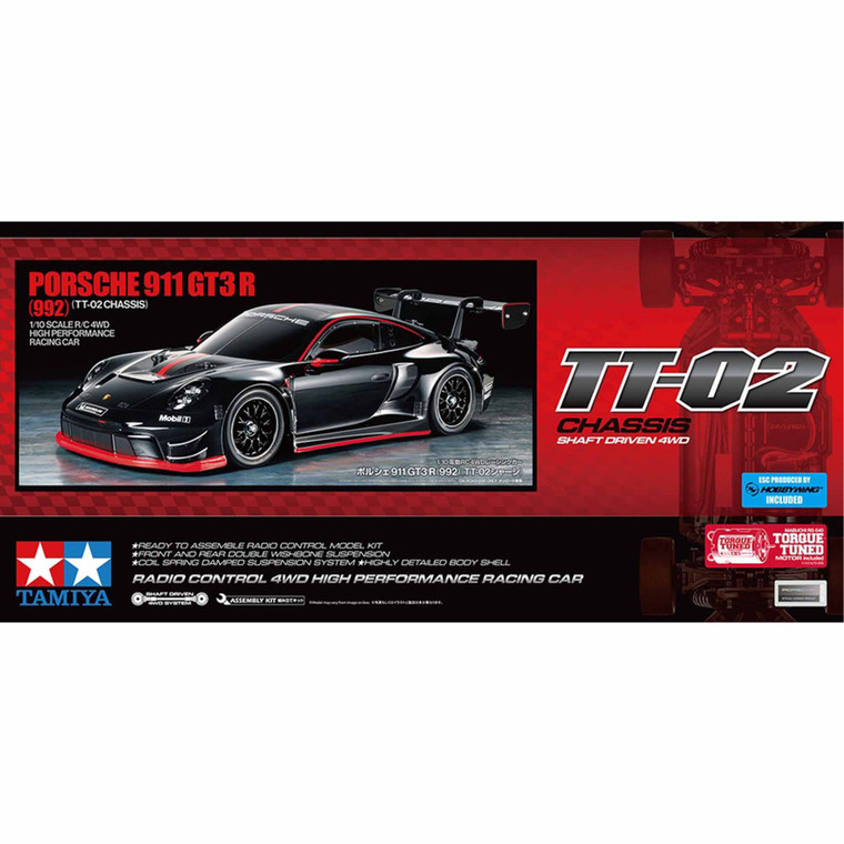 Tamiya 1/10 RC Porsche 911 GT3 R (992) (TT-02) (TAM58745)