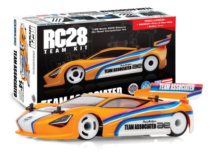 Team Associated - RC28 1:28 Scale 2WD Electric On Road Competition Kit (ASC20168)