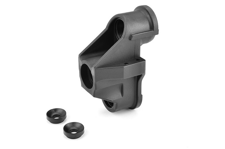 Corally HD Steering Block - Wide - Pillow Ball Cup (2) Front COR00180-108-1