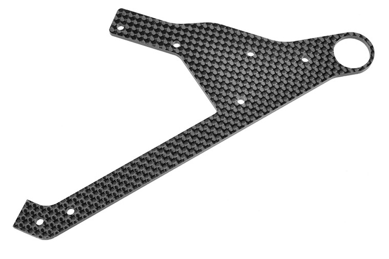 Corally Wheelie Bar Plate - Graphite - 1 pc COR00180-308