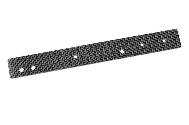 Corally Chassis Stiffener Sheet - XTR - Rear - Graphite 3mm - 1 Pc COR00180-677