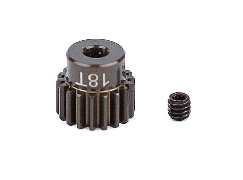 FT Aluminum Pinion Gear, 18T 48P, 1/8" shaft - ASC1336