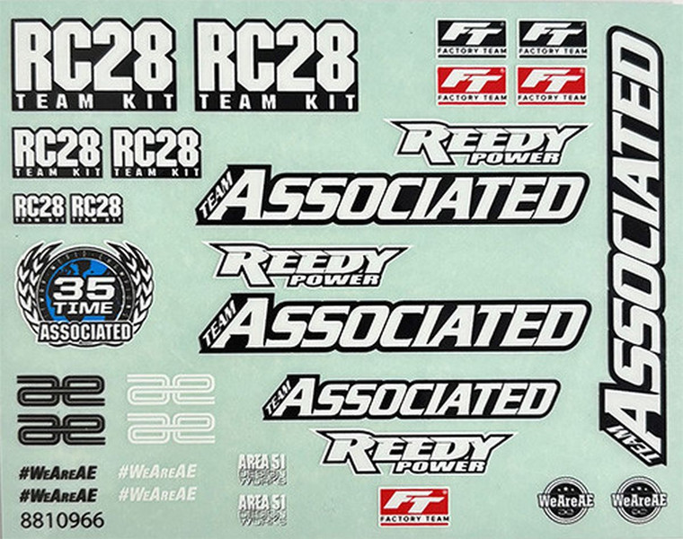 RC82R Decal Sheet - ASC21654