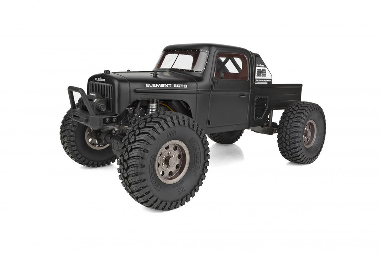 1/10 4WD Enduro Trail Truck, Ecto Black RTR LiPo Combo - ASC40122C