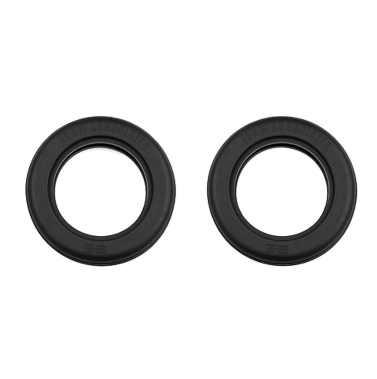 RC10 Front Tire, 4 Rib, 2.0in, Ribbed - ASC6872