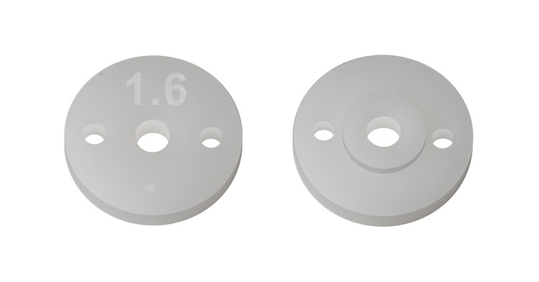 FT 13mm Shock Pistons 2.0mm, 2x1.6 - ASC91936