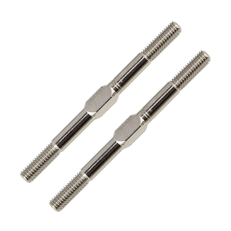 Turnbuckles, 3.5x48mm, Steel, Fits RC10B6, RC10T6, RC10SC6 - ASC92337