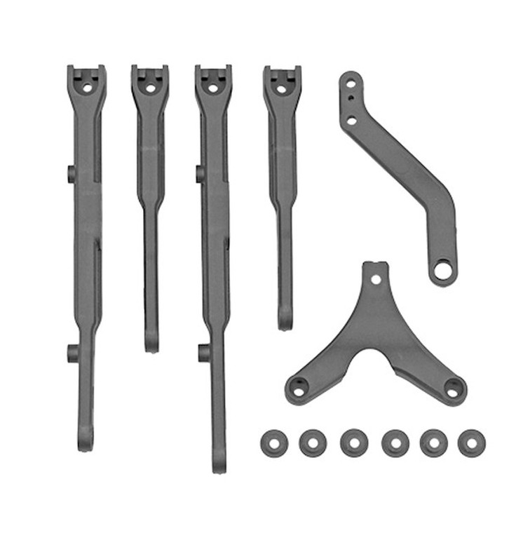 RC10B84 FT Carbon Chassis Braces - ASC92504