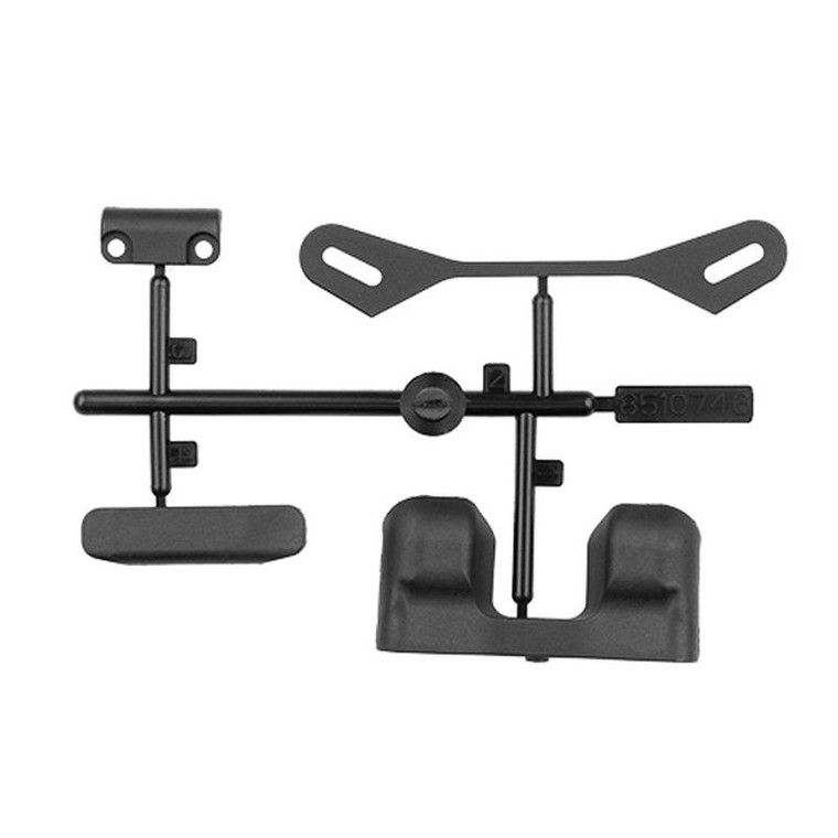 RC10B84 Shock Tower Covers and Bumper Set - ASC92525