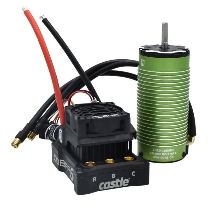 Cobra 6, 33.6V, 8A Peak BEC ESC w/ 1520-1650KV Sensored - CSE010-0184-04