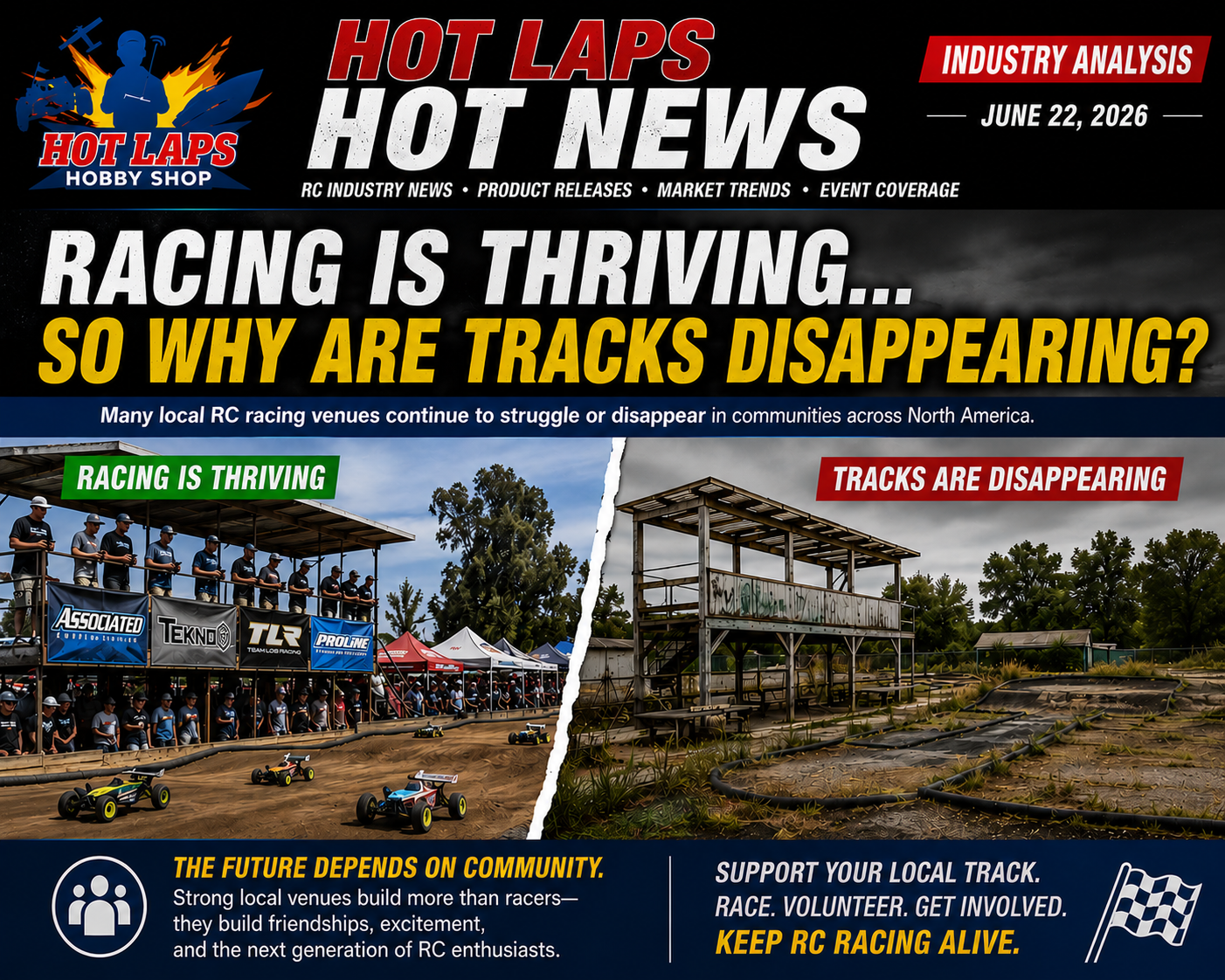 RACING IS THRIVING... SO WHY ARE TRACKS DISAPPEARING?