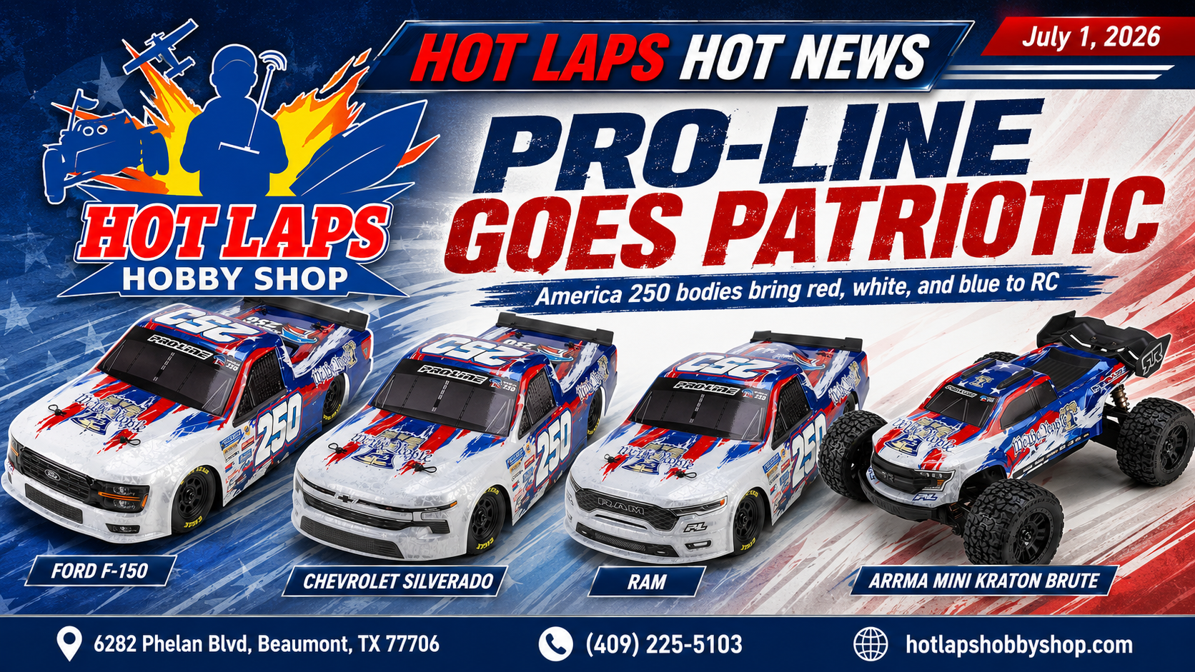 PRO-LINE GOES PATRIOTIC