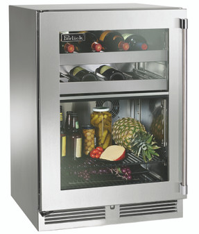 HP24CO33L Perlick 24 Inch Signature Series Outdoor Dual Zone Refrigerator Wine Reserve