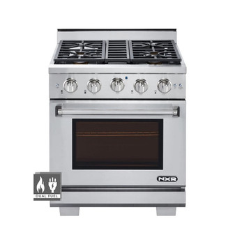 30 Inch NXR Culinary Series Dual Fuel Range, LP 30 Inch NXR Culinary Series Dual Fuel Range, LP