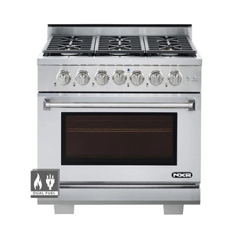 36 Inch NXR Culinary Series Dual Fuel Range, LP